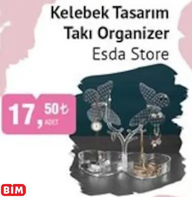 ESDA STORE KELEBEK TASARIM TAKI ORGANİZER ESDA STORE KELEBEK TASARIM TAKI ORGANİZER